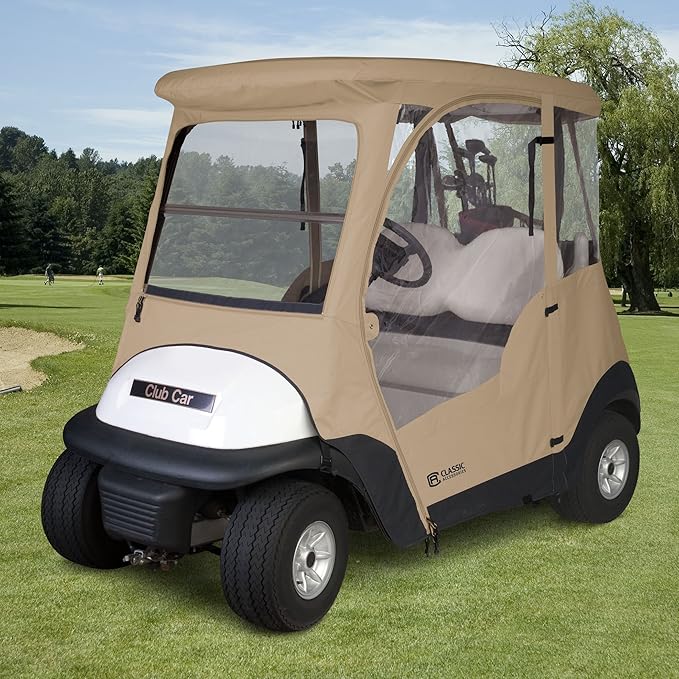 Classic Accessories Fairway 2-Person Club Car Precedent Golf Cart Enclosure