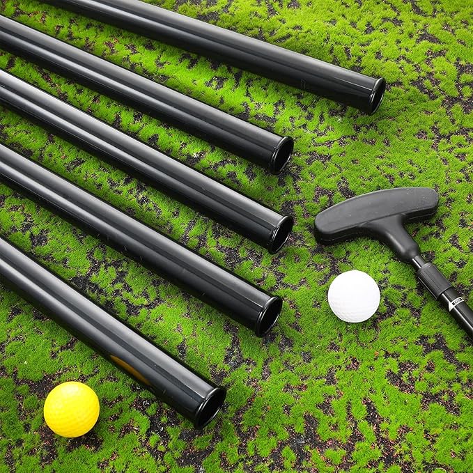 Wettarn 21 Pcs Golf Bag Tubes Bulk, Golf Clubs Protection Dividers Tube Black Plastic 1.5'' Diameter Individual Holder Tubes Accessories for Clubs Bag Separation and Organization for Men Women