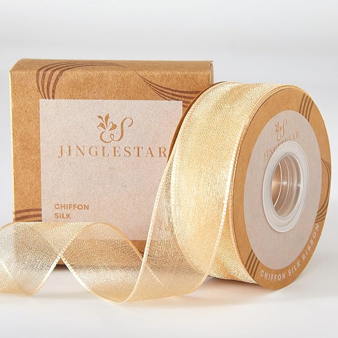1 Inch Wide Sheer Chiffon Ribbon - Image 7