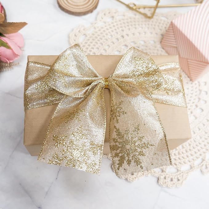 CT CRAFT LLC Champagne Gold Metallic Fabric - Image 5