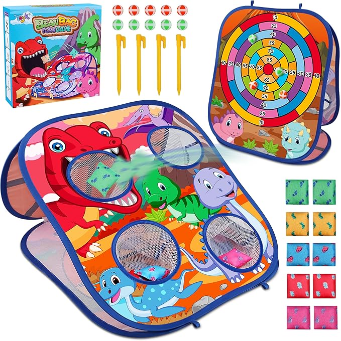 Animal Bean Bag Toss Game Toy Outdoor Toss Game, Family Party Party Supplies by Toyk