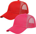 Falari Trucker Hat Baseball Cap Structured Plain Design 6 Panel, Adjustable Size
