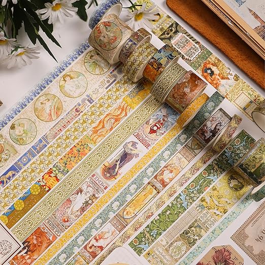 Vintage Washi Tape Set - Image 2