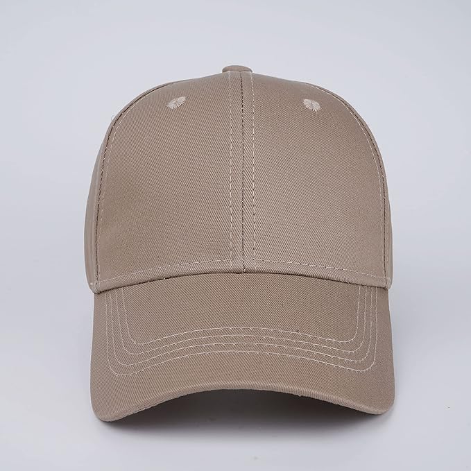 LANGZHEN Unisex Baseball Cap 100% Cotton Fits Men Women Washed Denim Adjustable Dad Hat