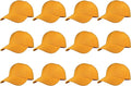 Gelante Plain Blank Baseball Caps Adjustable Back Strap Wholesale LOT 12 PC'S