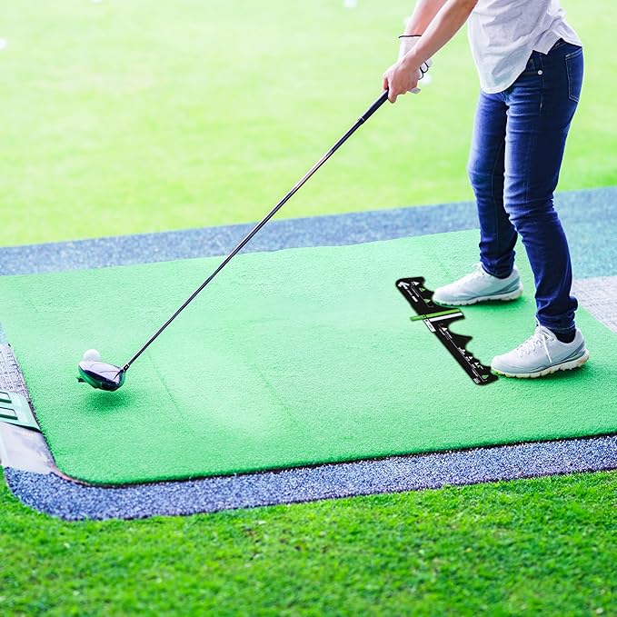 Izzo Golf Sure Stance Golf Swing Training Aid -Ball Position Trainer