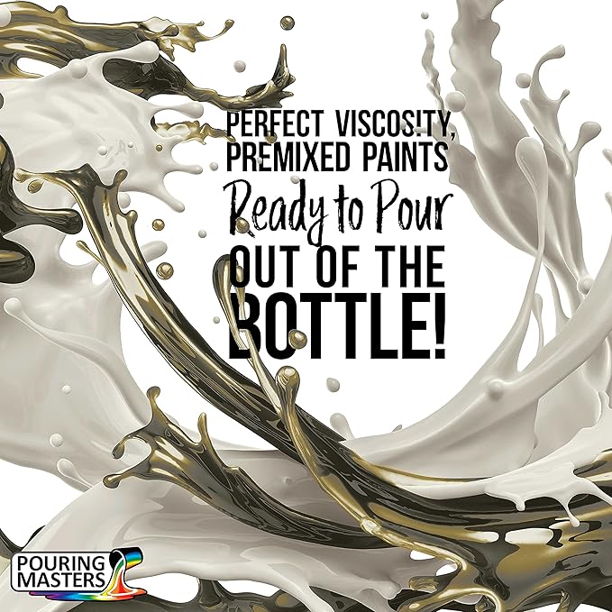 Pouring Masters Gold/Silver Iridescent Special Effects Acrylic Pouring Paint - Image 2