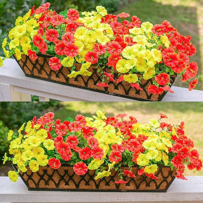 Fake Mums Fall Artificial Flowers Plants - Image 2