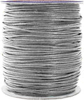 Mandala Crafts 1.5mm 109 Yards Gray Cotton Waxed Cord by MandalaCrafts