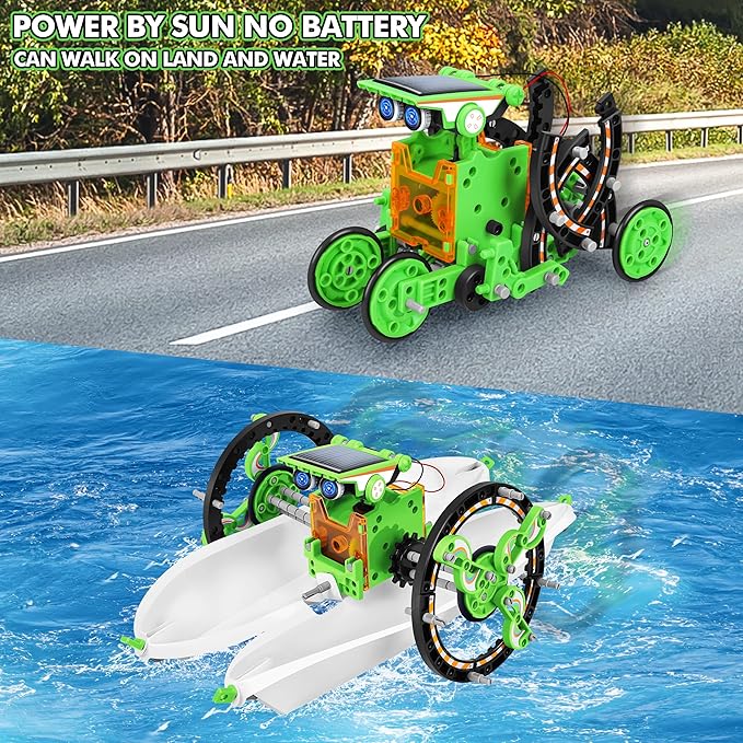 Bottleboom STEM 13-in-1 Education Solar Power Robots Toys - Image 6