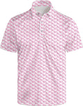 Mens Golf Shirts Golf Polo Shirts for Men Short Sleeve Polo Shirts Golf Gifts