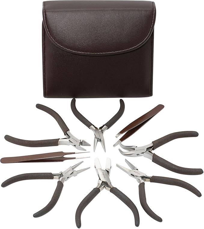 The Beadsmith Fashion Color Pliers – Set of 8 Slimline Color-Coordinated Tools by TheBeadsmith