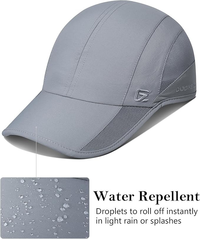 GADIEMKENSD Quick Dry Run Hat Cooling Breathable Mesh