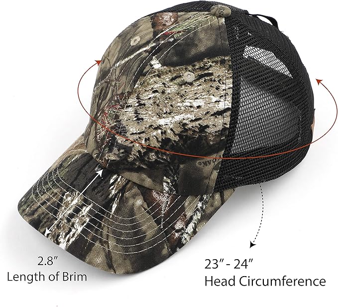 C.C Ponycap Messy High Bun Ponytail Adjustable Glitter Mesh Trucker Baseball Cap
