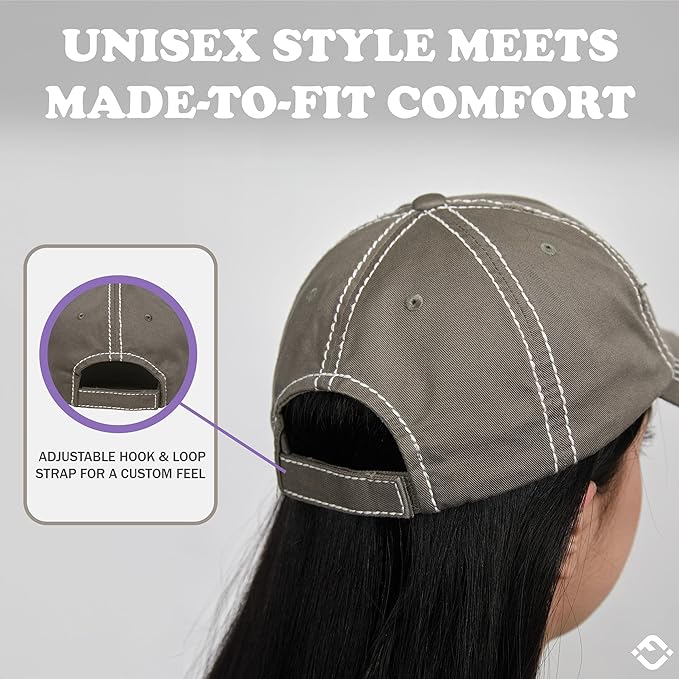Funky Junque Distressed Vintage Baseball Cap - Embroidered Patch Women's Hat - Holiday, Lifestyle & Patriotic Designs