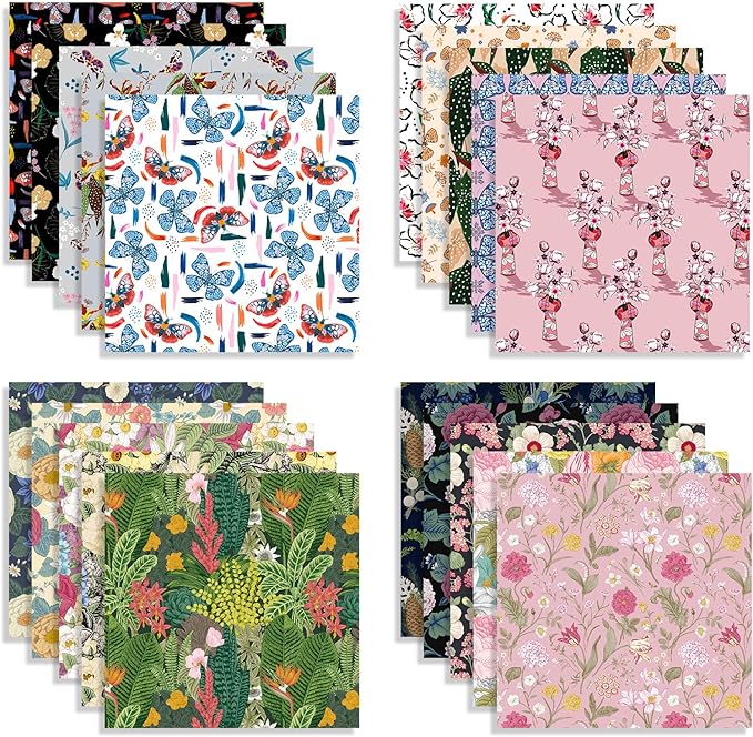Origami Paper Kit 100 Sheets 6 Inch Square Double Sided Color 20 Vivid Colors - Image 2