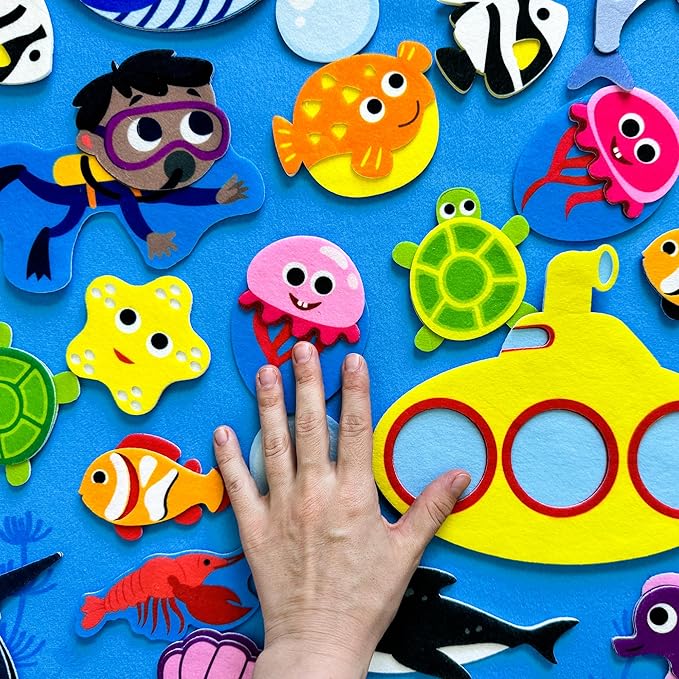 QUOKKA Ocean Felt Board for Toddlers - Image 7
