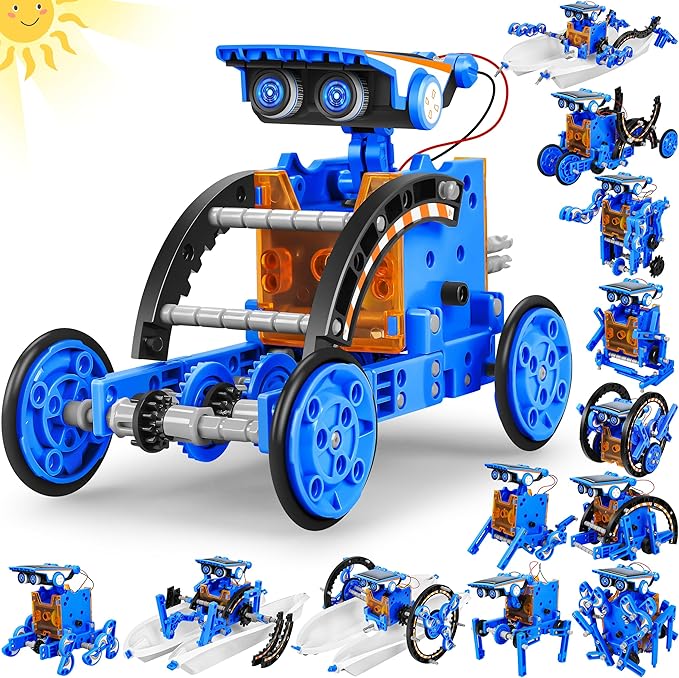 STEM 13-in-1 Education Solar Power Robots Toys by Bottleboom