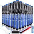 CHAMPKEY Comfortable Polyurethane Golf Grips 13 Pack - Multi Texture Control Golf Club Grips - Come with Full Repair Kits