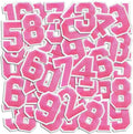 Number Iron On Patches, Numbers 0-9 Embroidery Applique Patch, DIY Decorative by Cazzon