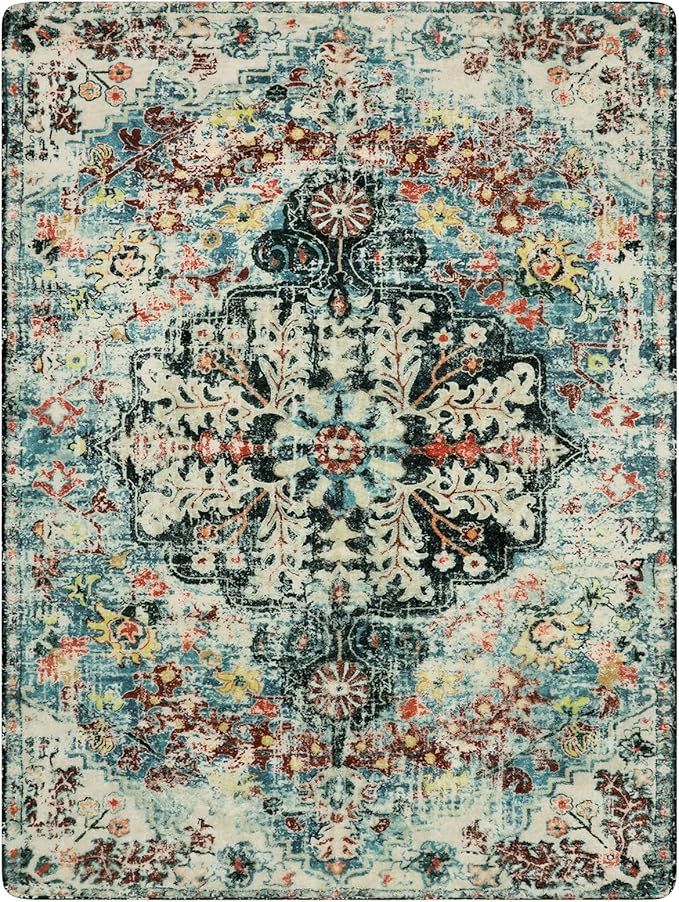Lahome Area Rugs 9x12 Living Room Boho Washable Rugs 9x12, Large Boho Rugs - Image 9