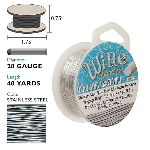 The Beadsmith Wire Elements Craft Wire – Tarnish Resistant, Soft Temper - Image 4