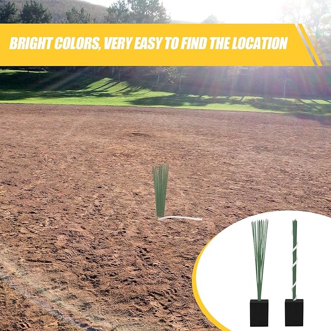 Deekin Base Plugs Anchor Base Plugs Baseball Field Maintenance Equipment Baseball Accessories for Baseball Field