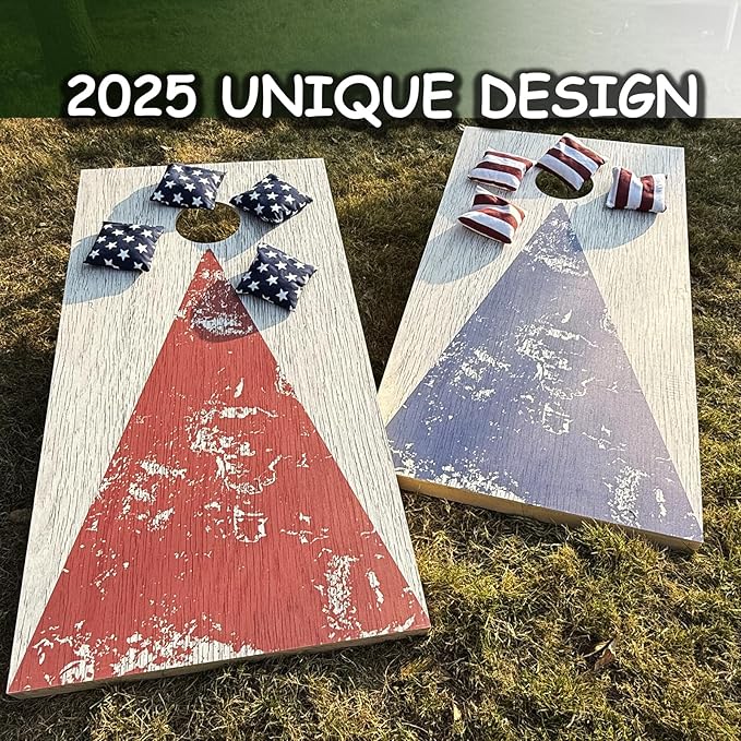 4×2FT Cornhole Board Set, Wooden Corn Hole Games - Image 6