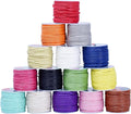 Mandala Crafts 2mm 11 X 15 Yards Assorted Cotton Waxed Cord by MandalaCrafts