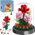 Flower Bouquet Building Kit, Forever Rose Decorated Flower by QIFUN