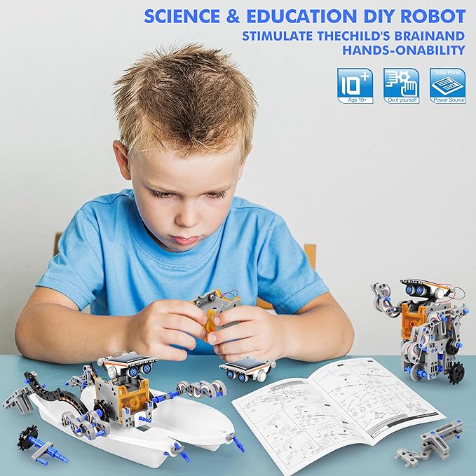 STEM 13-in-1 Education Solar Power Robots Toys - Image 4