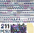 221 Pcs Bulletin Board Letters Round Alphabet Number Punctuation Symbol Combo by Humyoun
