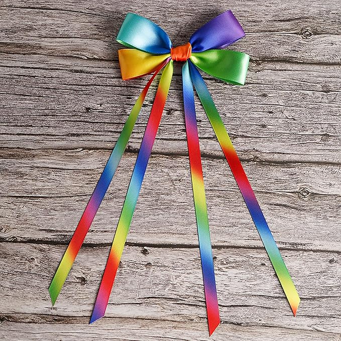 MEEDEE Rainbow Satin Ribbon - Image 5