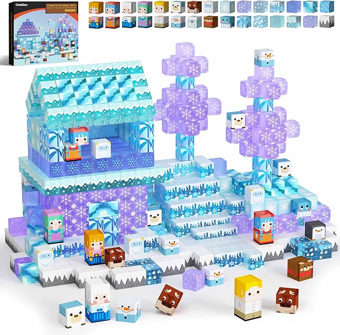 GobiDex 100PCS Magnetic Blocks Magnet Building Toys, Princess Castle Toys by GobiDex