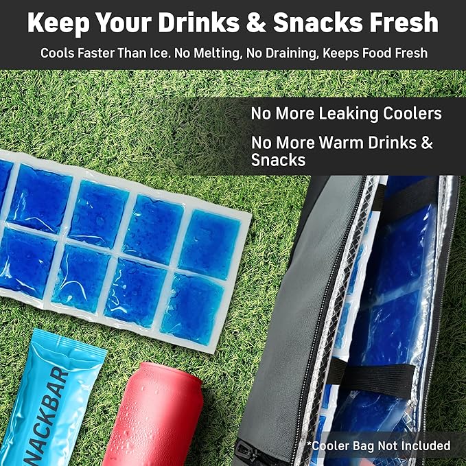 Frostbox Golf Bag Cooler with Ice Pack | Insulated 6-Can Beer Sleeve | Stays Cold for Hours Discreet Hidden Design - Fits in Golf Bag