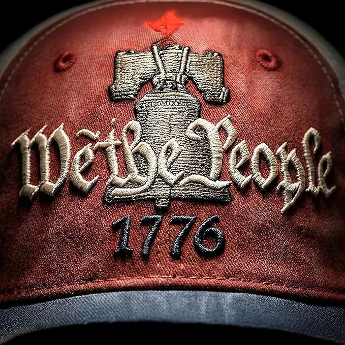 USA 250th Anniversary Hat, Adjustable 250th Anniversary Printed Patriotic Baseball Caps, Tribute Retro Washed Hat
