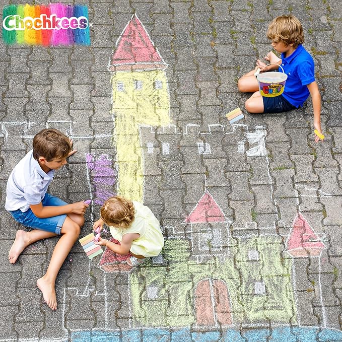 36 Jumbo Sidewalk Chalk, Jumbo chalk great - Image 5
