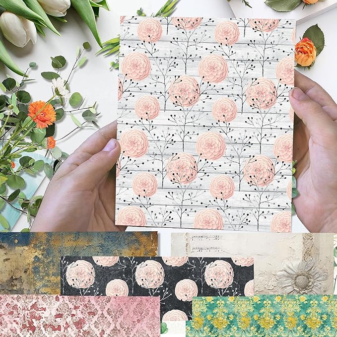 Scrapbook Paper 12x12 inch, 24 Sheets DIY Origami Decorative Craft, Double - Image 6