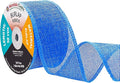 Mandala Crafts Sky Blue Burlap Ribbon 2 Inches Wide Jute Ribbons by MandalaCrafts