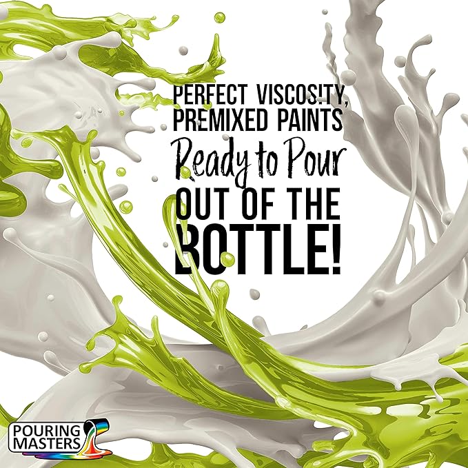 Pouring Masters Neon Yellow Ready to Pour Acrylic Pouring Paint - Image 2