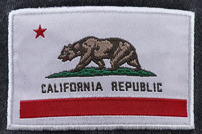 California State Flag Hats for Women Men, Adjustable Cotton California Bear Baseball Cap