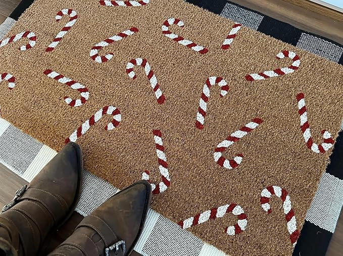 Christmas Stencils for Door Mats 23.6” Christmas Doormat Stencils for Crafts - Image 7
