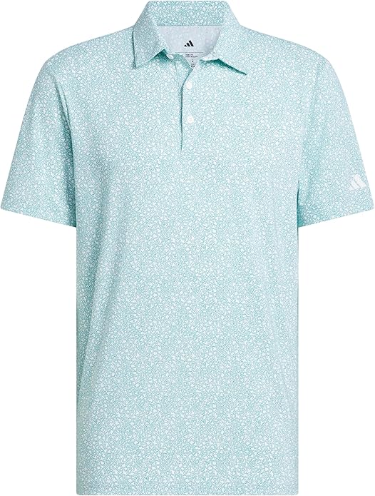 adidas Mens Ultimate365 Mini Bunker Polo Shirt
