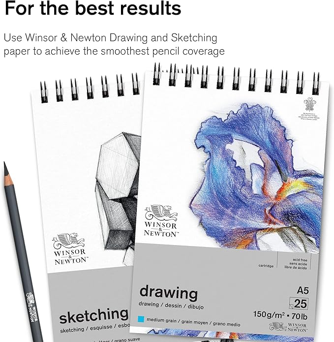 Winsor & Newton Studio Collection Artist Pencils, Graphite Pencils - Image 8