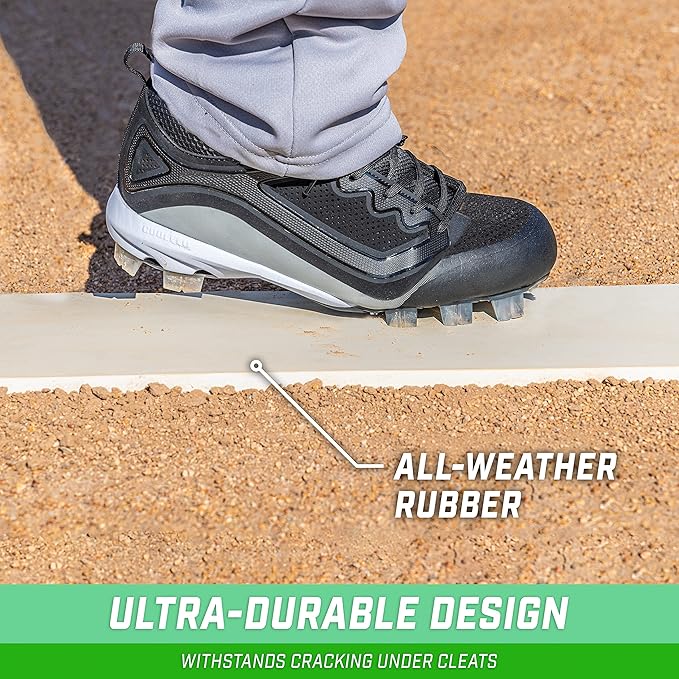 GoSports Baseball & Softball Pitching Mound Rubber - 24" and 18" Sizes