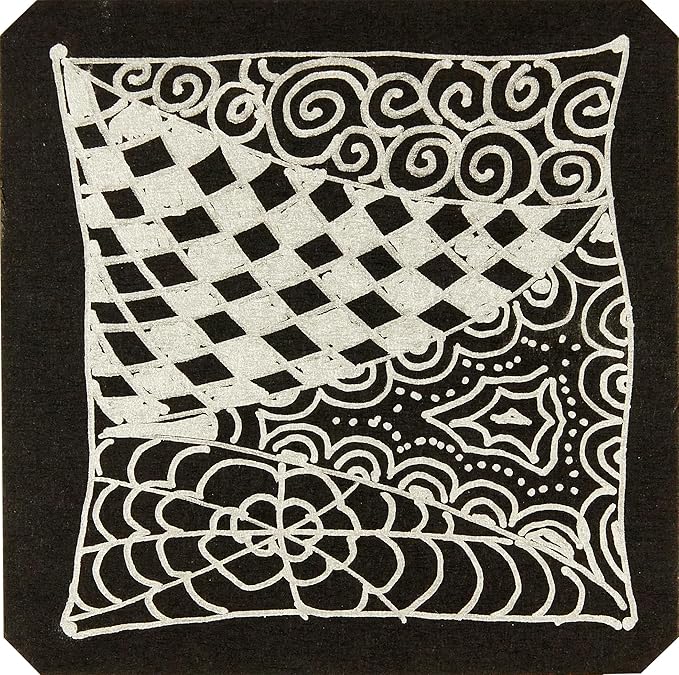 Studio Series Artist's Tiles Black: 75 Acid-Free Black Tiles - Image 3