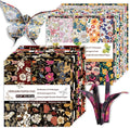 Origami Paper Kit 100 Sheets 6 Inch Square Double Sided Color 20 Vivid Colors by Bestartsuppliesforyou