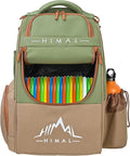 HIMAL HIMAL Disc Golf Bag Holds 22+ Discs, Durable Disc Golf Backpack with Large Capacity, and Multiple Storage Pockets