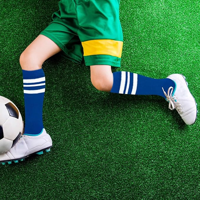 qikqik Toddler Soccer Socks Kids Soccer Socks Boys Baseball Sock Youth Football Sock Girls Softball Accessories Team Sports