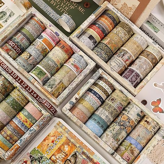 Vintage Washi Tape Set - Image 8